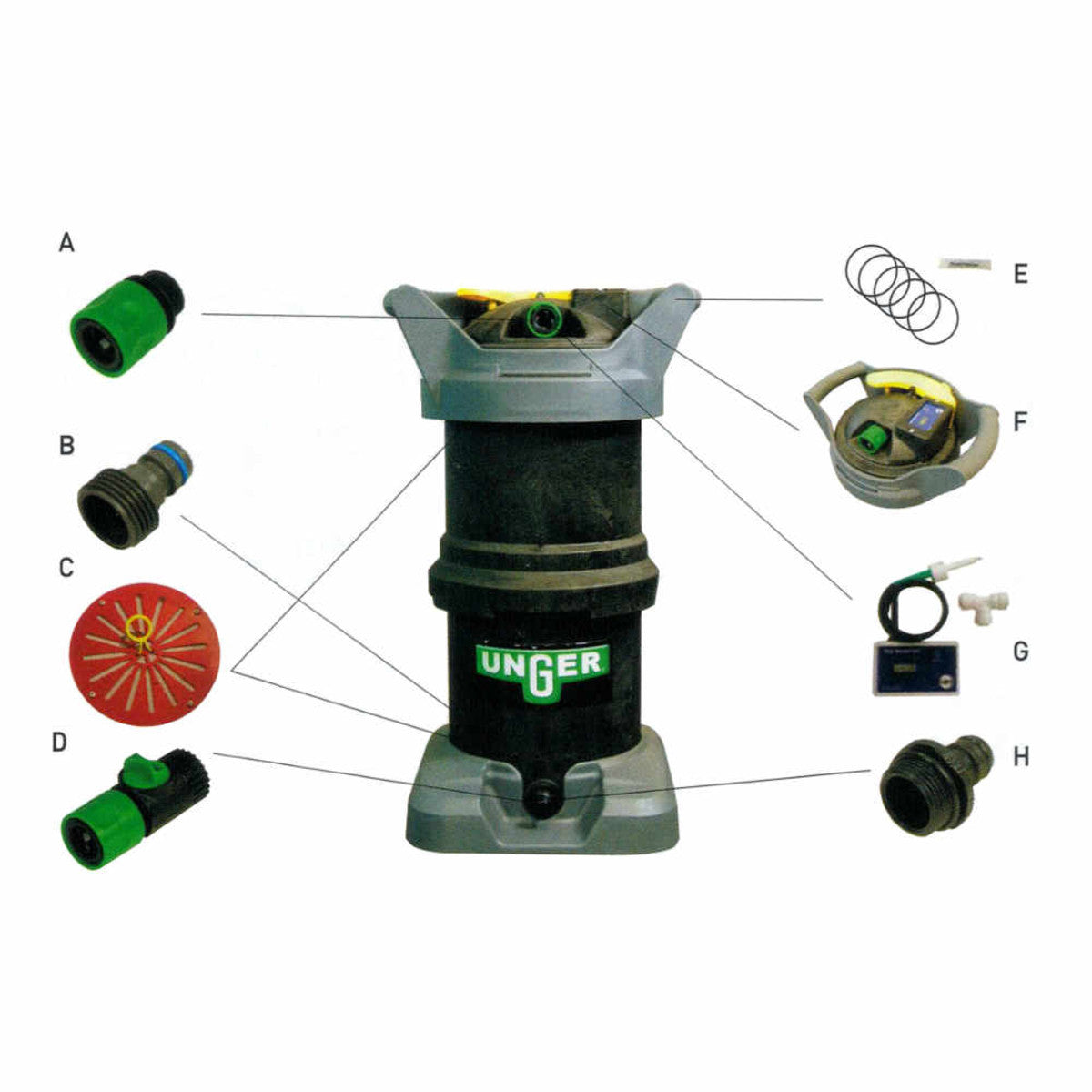 Window Cleaning Supplies Unger nLite HydroPower Parts Unger